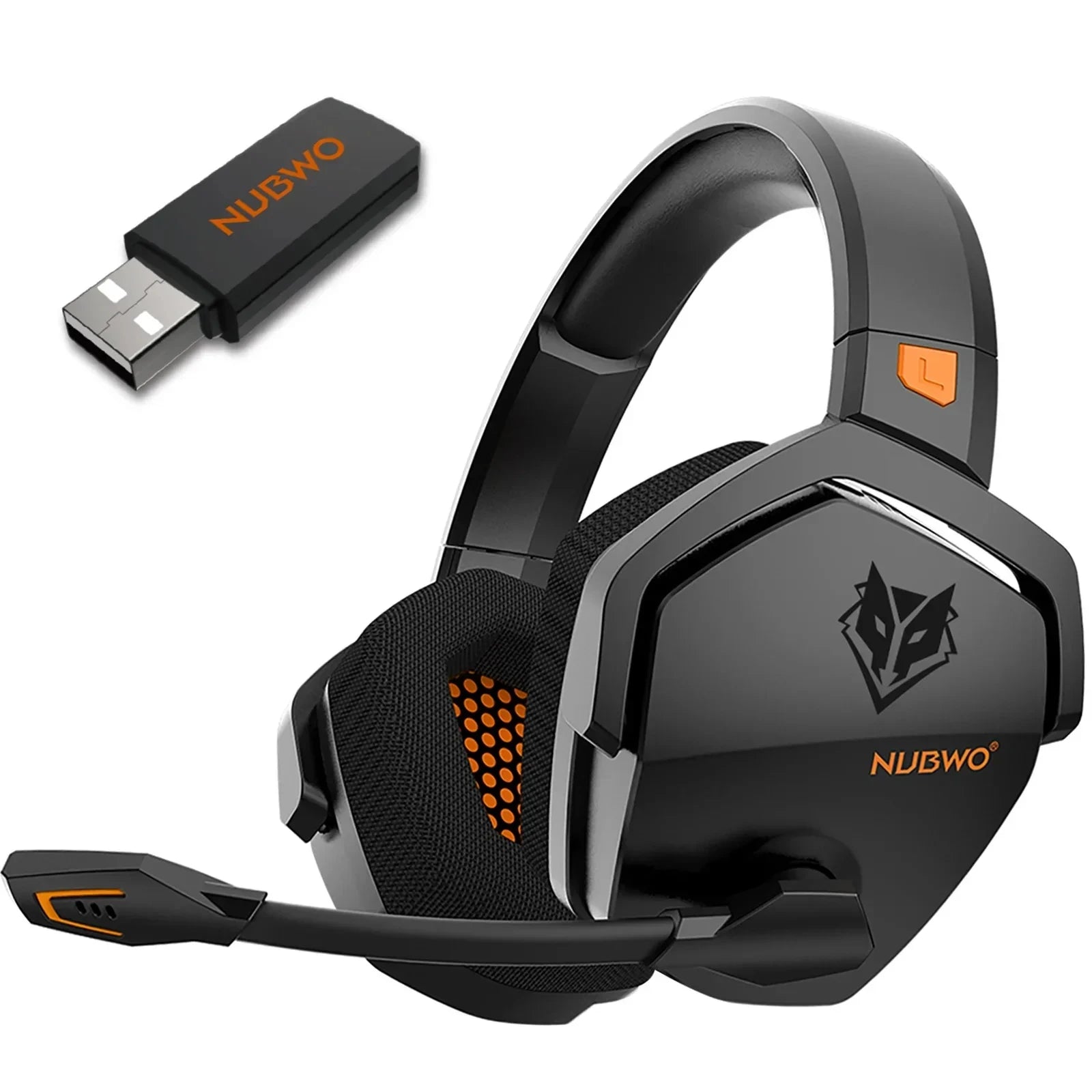 NUBWO G06 Dual Wireless Gaming Headset – 2.4GHz & Bluetooth 5.3, Mic, Multi-Platform