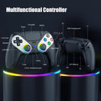 Controller for PS5/Playstion 5 Pro/Slim/PC Wireless Gamepad Hall Effect Trigger RGB Turbo Vibration Programmable Button Joystick