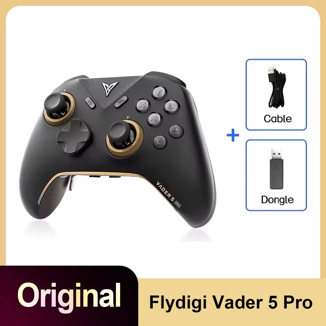 Flydigi Vader 5 Pro Gaming Controller With Hall Rocker FORCESWITCH™ Triggers Switch 1000Hz Gamepad For Mobile Switch TV PC