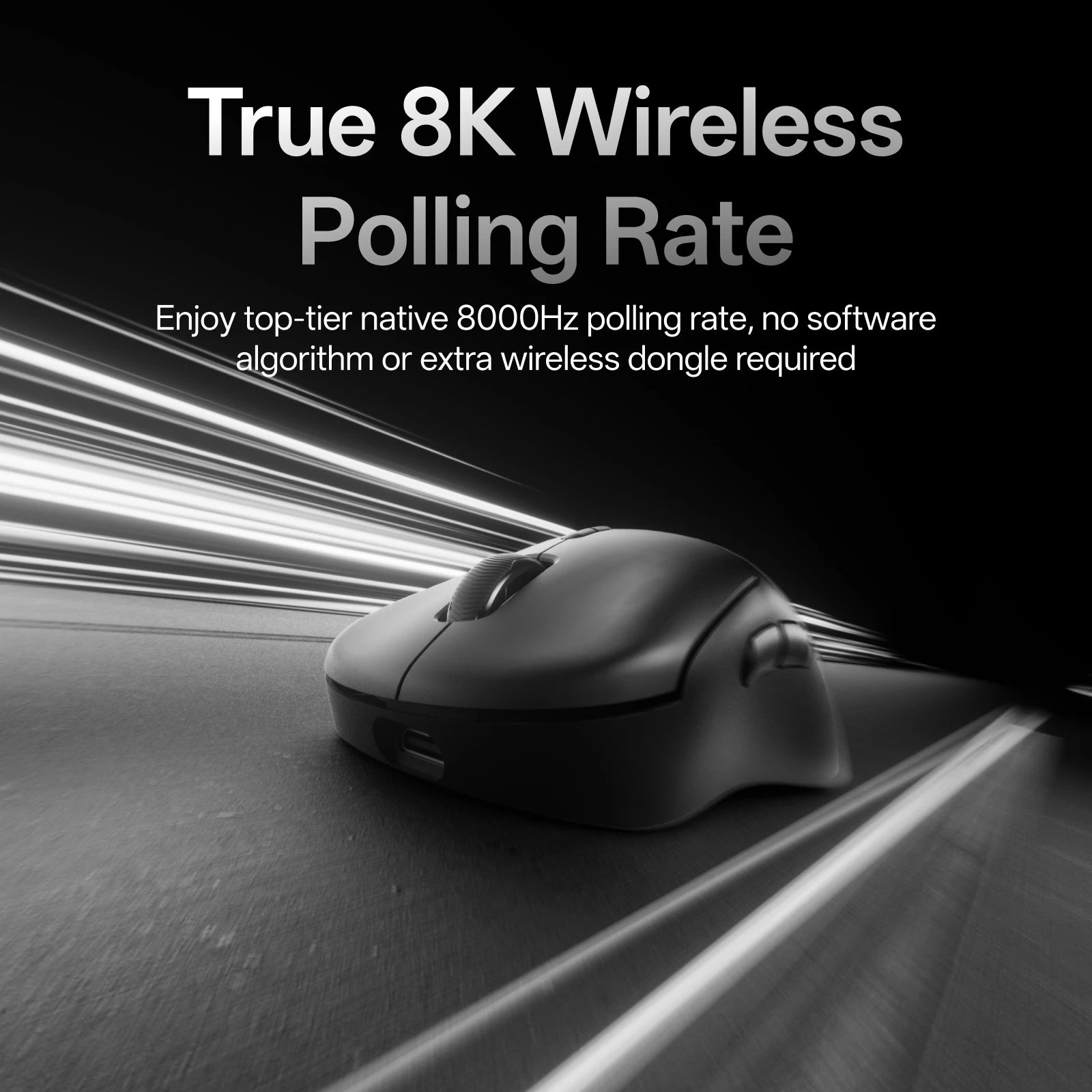 Rapoo VT3Pro GEN-1 Wireless Gaming Mouse – 59g Lightweight, 8KHz Polling Rate, 26,000 DPI, 9 Programmable Buttons