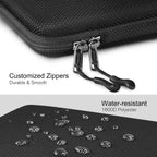 13-15.6 inch Laptop Sleeve Bag - Shockproof Waterproof EVA Protective Carrying Case with Straps