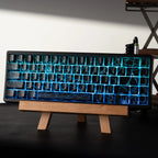 XVX M67 JadeStone Mechanical Keyboard – 65% Layout, IMD-Tech Keycaps, Hot-Swappable, Gasket Mount, Tri-Mode Wireless, Custom RGB