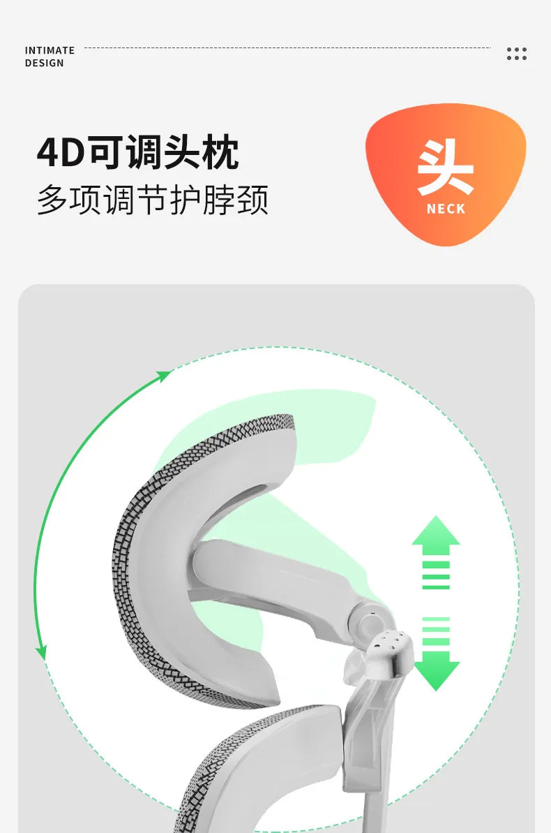 Gaming Chair - Ergonomic Computer Chair with Backrest, Portable Folding Design for Home Office