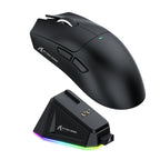 ATTACK SHARK X11 Tri-Mode Gaming Mouse – Bluetooth / 2.4G, PAW3311 Sensor, RGB, Magnetic Charging Dock, Esports Mouse