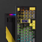 Akko 5098B Wireless Mechanical Gaming Keyboard – 97 Keys, 1.47-inch TFT Screen, Vertical Knob, ISO-DE Layout, Hot-Swap, RGB Gasket