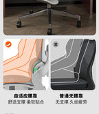 Gaming Chair - Ergonomic Computer Chair with Backrest, Portable Folding Design for Home Office