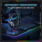 ONIKUMA Wireless Gaming Headset – 2.4G / Bluetooth / Wired, Bendable HD Mic, Soft Ear Pads