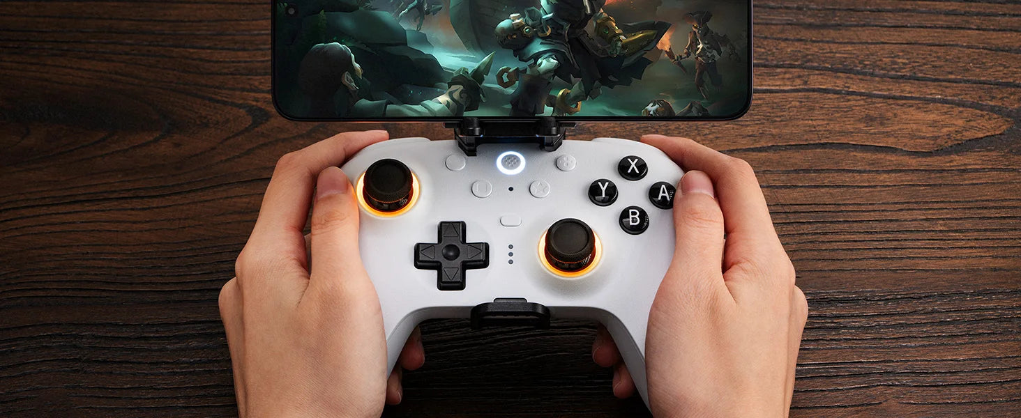 8BitDo Ultimate 2 Wireless Controller, Bluetooth/USB/2.4G Gamepad withTMR Joysticks、Charging Dock for PC,Windows 10,11, Android