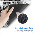 Anime Attack On Titan Mouse Pad Computer Non-slip Gaming Mousepad XXL Locking Edge Game PC Laptop Keyboard Mouse Mat Desk Carpet