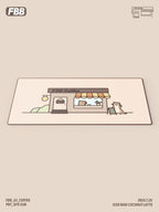 FBB Otter Coffee Theme Keycaps – PBT, Gaming Mechanical Keyboard Keycaps for MX Switch, PC Custom DIY Cute Artisan Accessory