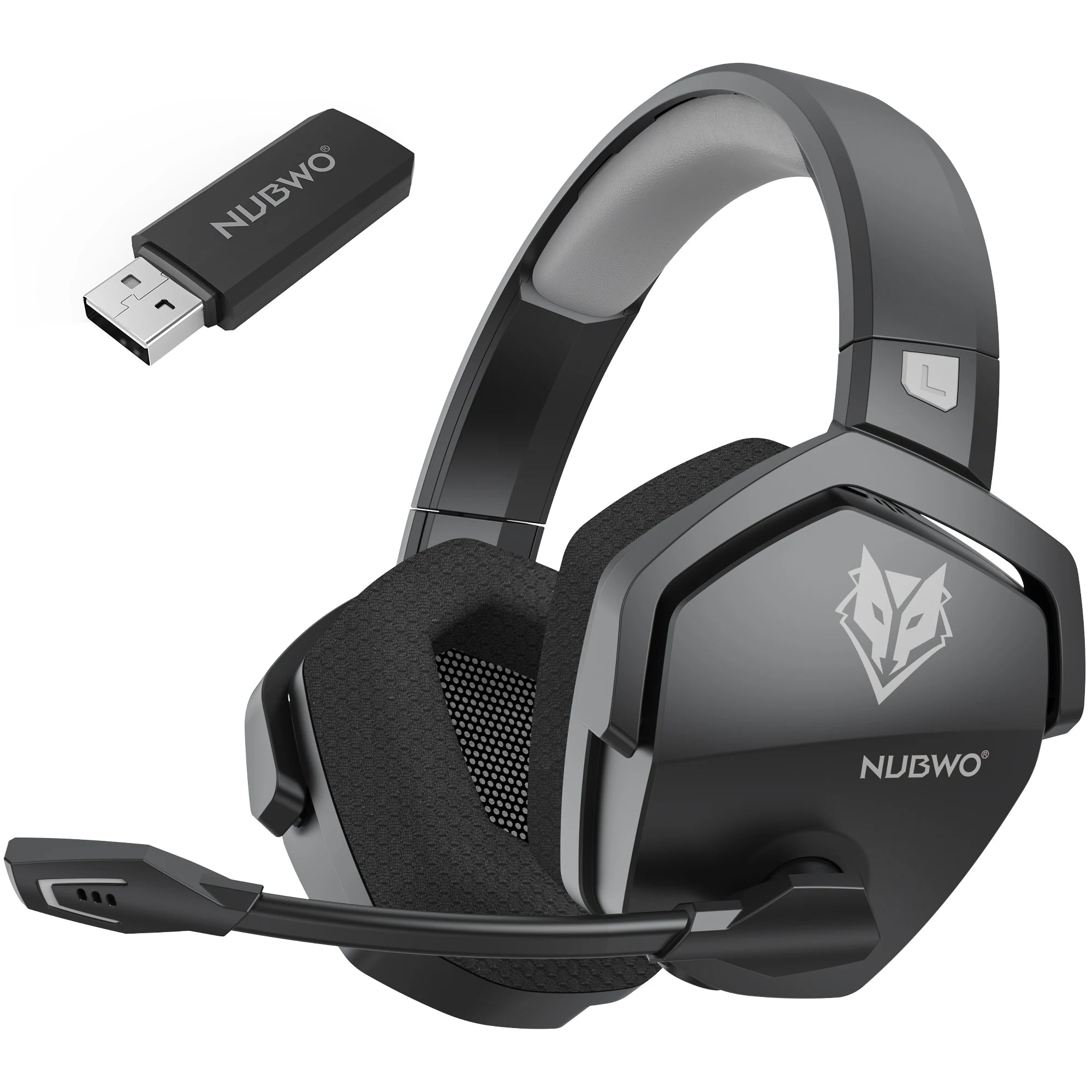 NUBWO G06 Dual Wireless Gaming Headset – 2.4GHz & Bluetooth 5.3, Mic, Multi-Platform