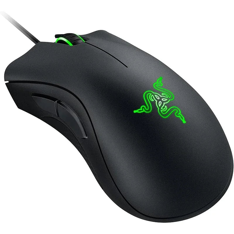 Razer DeathAdder Essential Wired Gaming Mouse - 6400 DPI, 5 Programmable Buttons for PC & Laptop