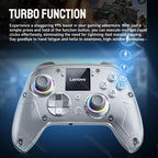 Lenovo X01 1.44inch Smart Screen Wireless Controller 3 Modes for Switch PS4 IOS Android PC TV Programmable Back-Button Gamepad