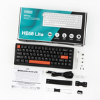 EPOMAKER HE68 Lite Mechanical Keyboard – 65% ANSI US Layout, Tray-Mounted, Wired Hall Effect Magnetic Switch, DKS SOCD, RGB Backlight