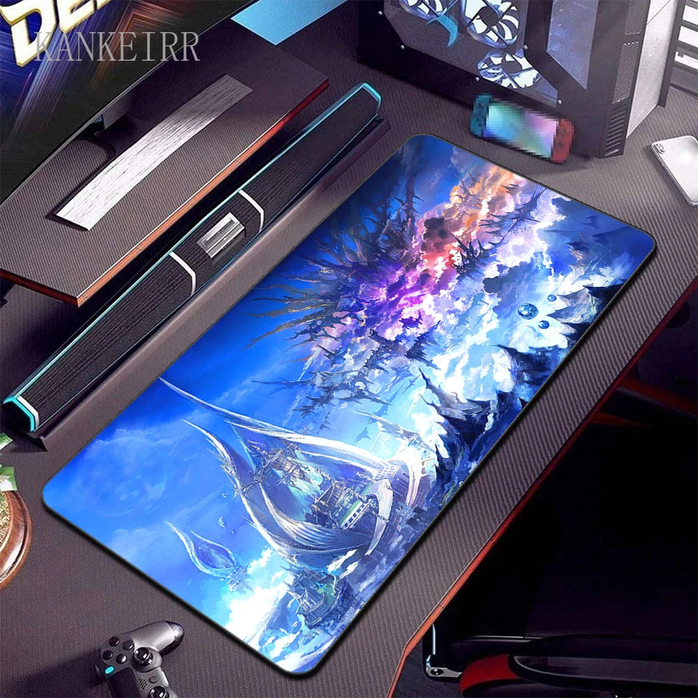 Final Fantasy 7 Large Gaming Mouse Pad Computer Laptop Mousepad Keyboard Pads Desk Mat PC Gamer Mouse Mat XXL Office Mausepad
