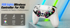 Controller for PS5/Playstion 5 Pro/Slim/PC Wireless Gamepad Hall Effect Trigger RGB Turbo Vibration Programmable Button Joystick