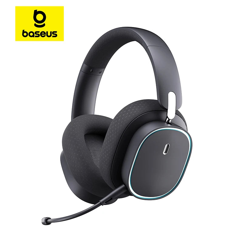 Baseus GH02 Wireless Gaming Headset – Bluetooth 5.3, 2.4G/Wired, RGB, 40mm Drivers