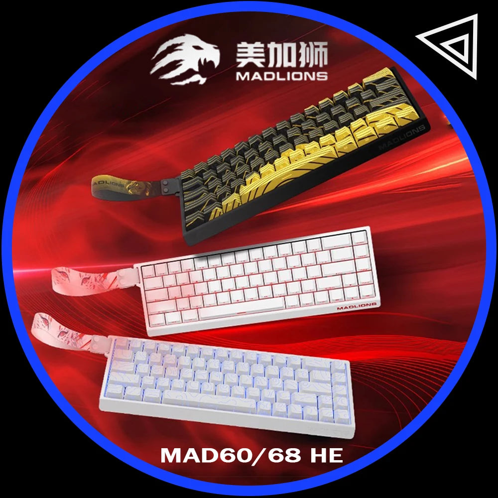 Madlions MAD60HE / MAD68HE Magnetic Switch Mechanical Keyboard – Wired, Custom Esports Gaming Keyboard, Gamer Gift Edition