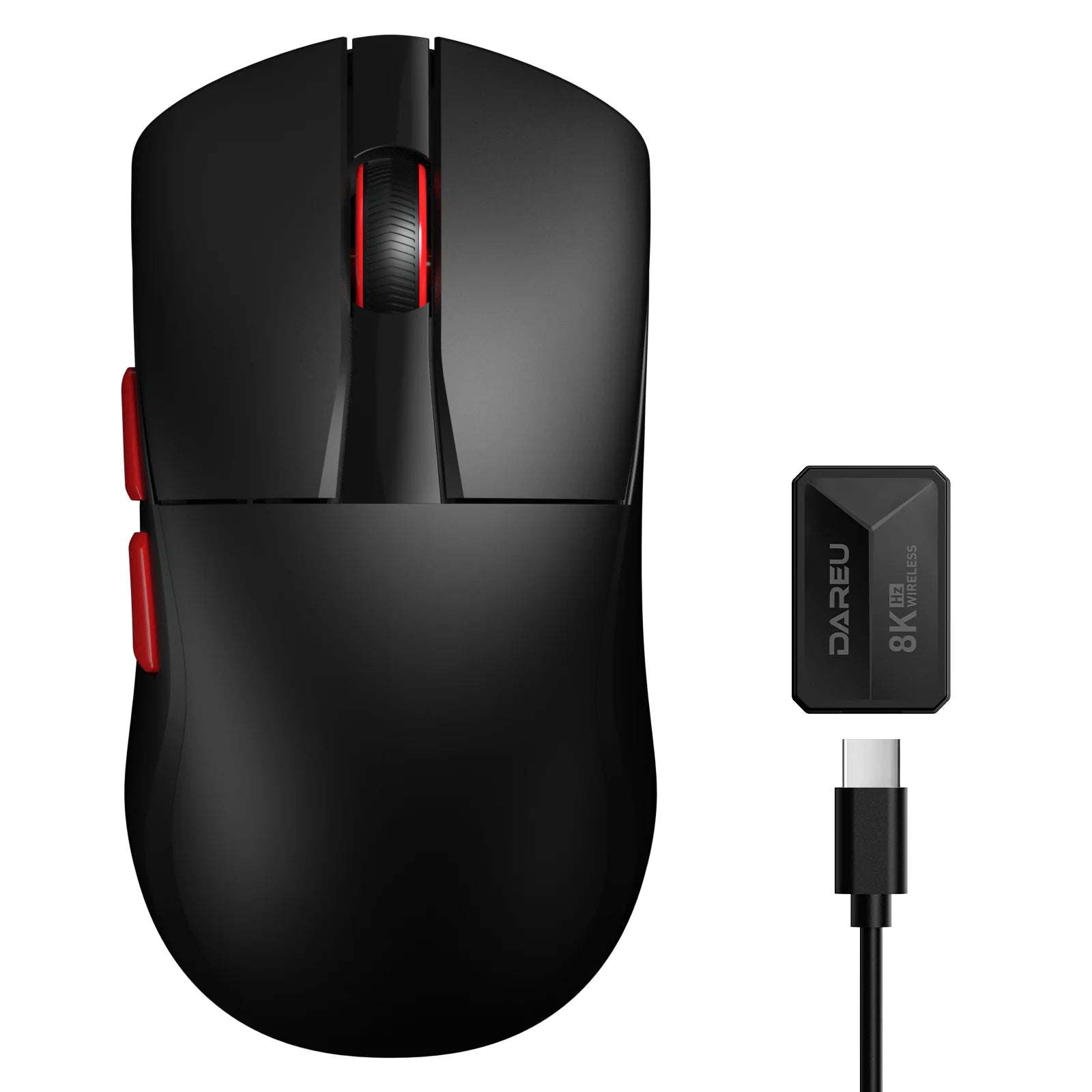 DAREU Dual-Mode Gaming Mouse – 8KHz Polling, 2.4G Wireless & Wired, 35g Lightweight, 30,000 DPI, AIM-750 Sensor