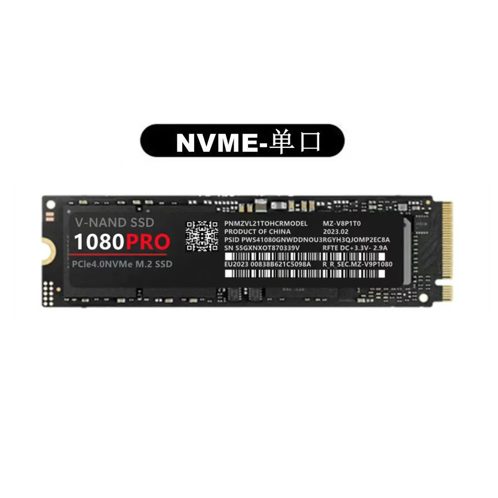 1080PRO M2 SSD 1TB 2TB 4TB, PCIe 4.0 NVMe Solid State Drive, Suitable for laptops and desktops