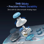 EasySMX S10 Wireless Gamepad TMR Joystick RGB Controller Compatible with Switch 1/2/PC/Phone/TV/Steam, Wake Up, For Pokemon