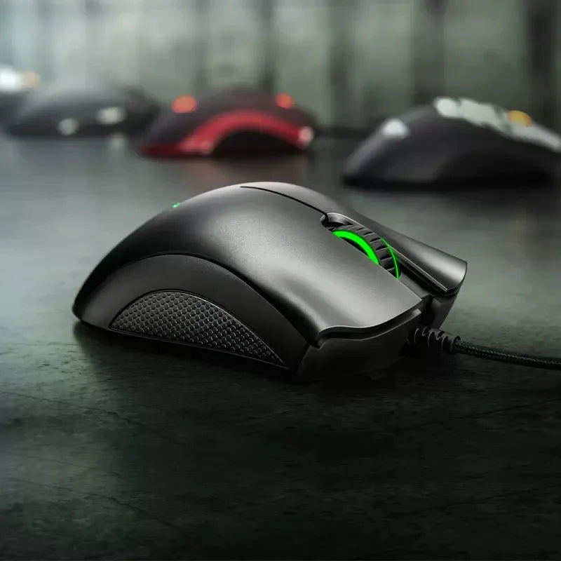 Razer DeathAdder Essential Wired Gaming Mouse - 6400 DPI, 5 Programmable Buttons for PC & Laptop