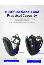 Tigernu Men's 15.6-17 Inch Laptop Backpack - Slim Anti-Theft Travel Backpack for School & Business