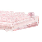 KiiBOOM Phantom 98 Mechanical Keyboard – 98 Keys, Hot-Swappable, Wired / Bluetooth 5.0 / 2.4GHz Wireless, Acrylic Case, Gasket Mount