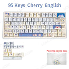 95 Keys Cherry Profile PBT Keycaps – Spark Conference Theme, for Gaming Mechanical Keyboard 61/64/68/75-Key Layouts, AULA F75 Compatible