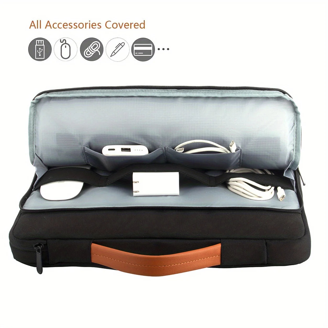 14-15.6 Inch Laptop Bag for MacBook Air 15 (2023) / M2 Pro / M1 - 360° Protective Computer Handbag