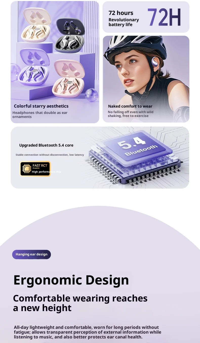 Original Sony X32 Wireless Bluetooth Headphones | Hi-Fi Sports Music Ear-Hook Style Headset with Microphone