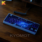 135 Keys Star Sky Theme PBT Double Shot Keycaps Side Print Shine Through Cherry Profile Keycaps for DIY Mechanical Keyboard Caps