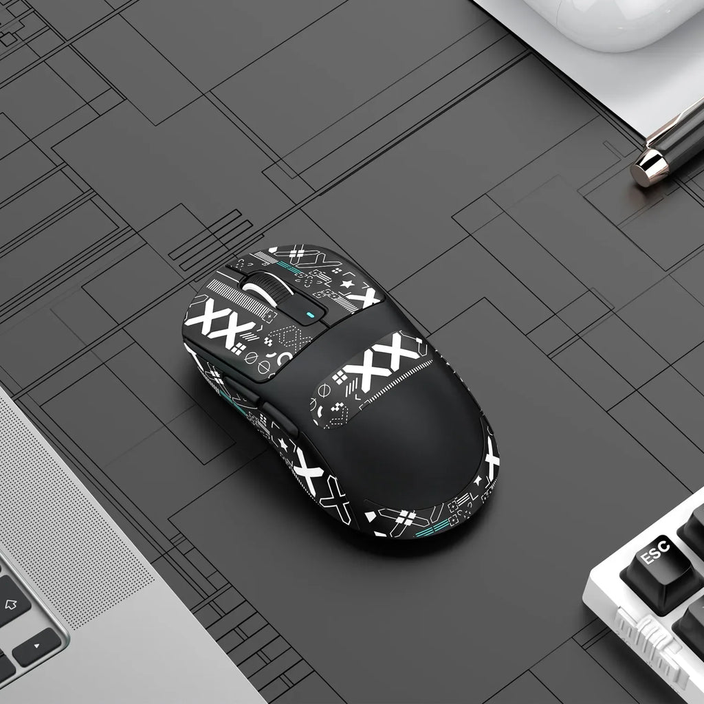 ATTACK SHARK X3 Lightweight Wireless Gaming Mouse – PAW3395 Sensor, 26,000 DPI, Tri-Mode (2.4G/Wired/Bluetooth), Macro Support, Win/Xbox/PS/Mac