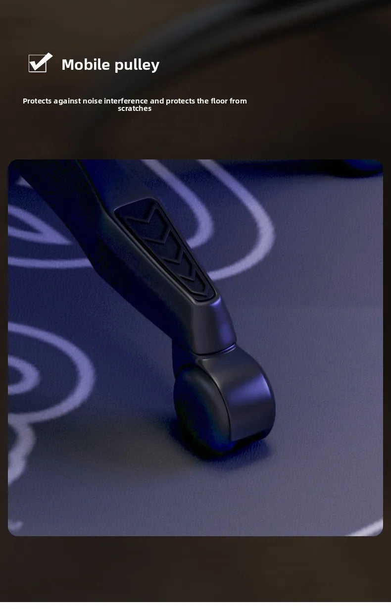 Gaming Chair - Adjustable 90-125°, Lift Mechanism, Footrest, Ergonomic Backrest for Home Office