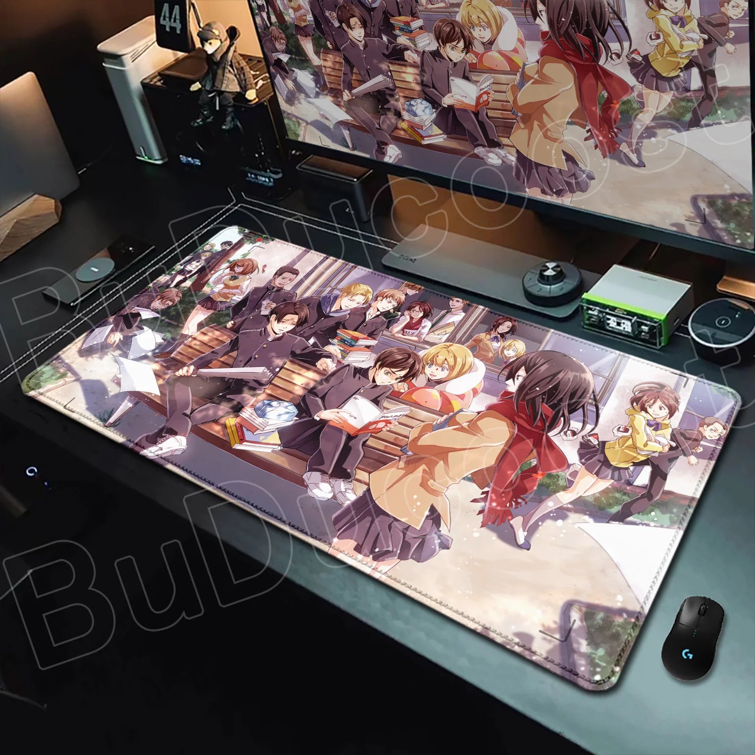 Attack on Titan Cool Anime Mouse Pad Gaming Keyboard Accessories Large Rubber Desk MatComputer Carpet Pc Gamer Non-slip Mousepad