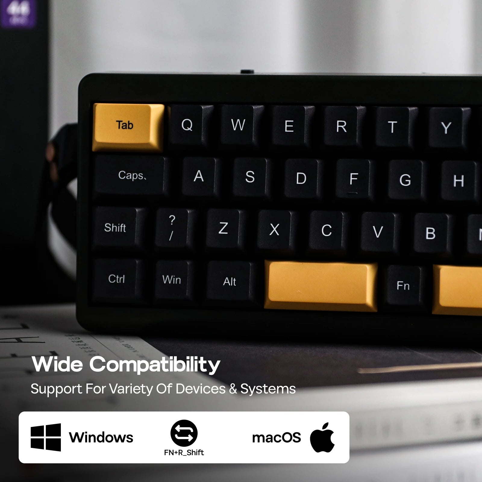 EPOMAKER TH40 Mechanical Keyboard – 40% Layout, QMK/VIA, Hot-Swap, Gasket-Mounted, Wired / Bluetooth / 2.4G Wireless