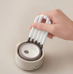 Keyboard Cup Lid Cleaning Brush Kit with Soft Brush and Multi-Function Tools Cleaner Keycap