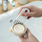 Keyboard Cup Lid Cleaning Brush Kit with Soft Brush and Multi-Function Tools Cleaner Keycap