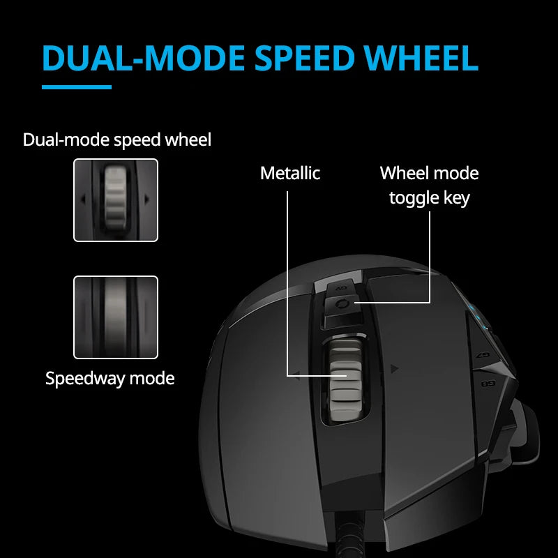 Logitech G502 HERO Wired Gaming Mouse – Esports Edition, Macro Programmable, CS Gaming Peripheral