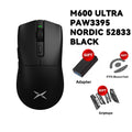 Delux M600 Series Wireless Gaming Mouse – 52g Lightweight, 2.4G Dual-Mode, 26,000 DPI, Macro Support, Rechargeable