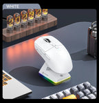 Attack Shark X6 Lightweight Gaming Mouse – Up to 26K DPI, RGB Backlight, Wireless 3-Mode Connection, Charging Base, for Laptop & Desktop