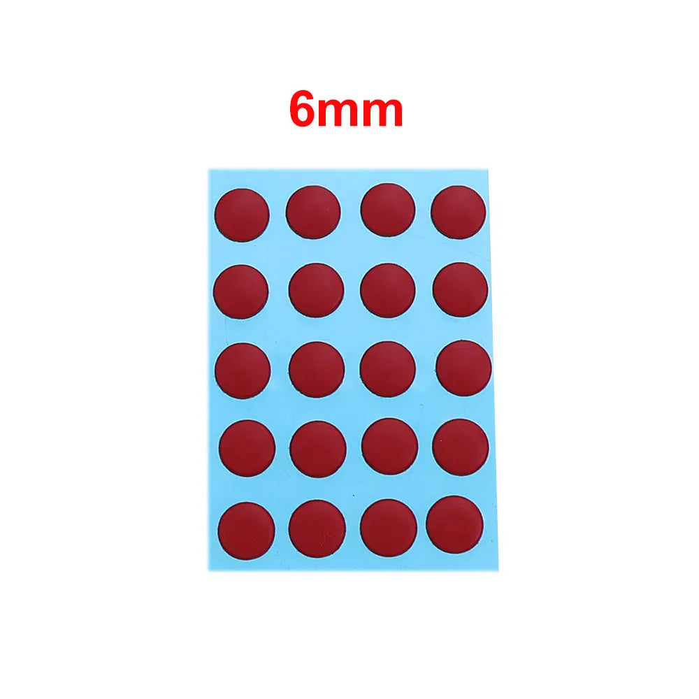 2Set 6mm 7mm diameter ICE Version Esports Mouse Skates Mouse Feet DIY Universal Dot Mouse Pad Antii-slip Mouse Feet Sticker