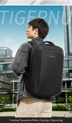 Tigernu Men's 15.6-17 Inch Laptop Backpack - Slim Anti-Theft Travel Backpack for School & Business