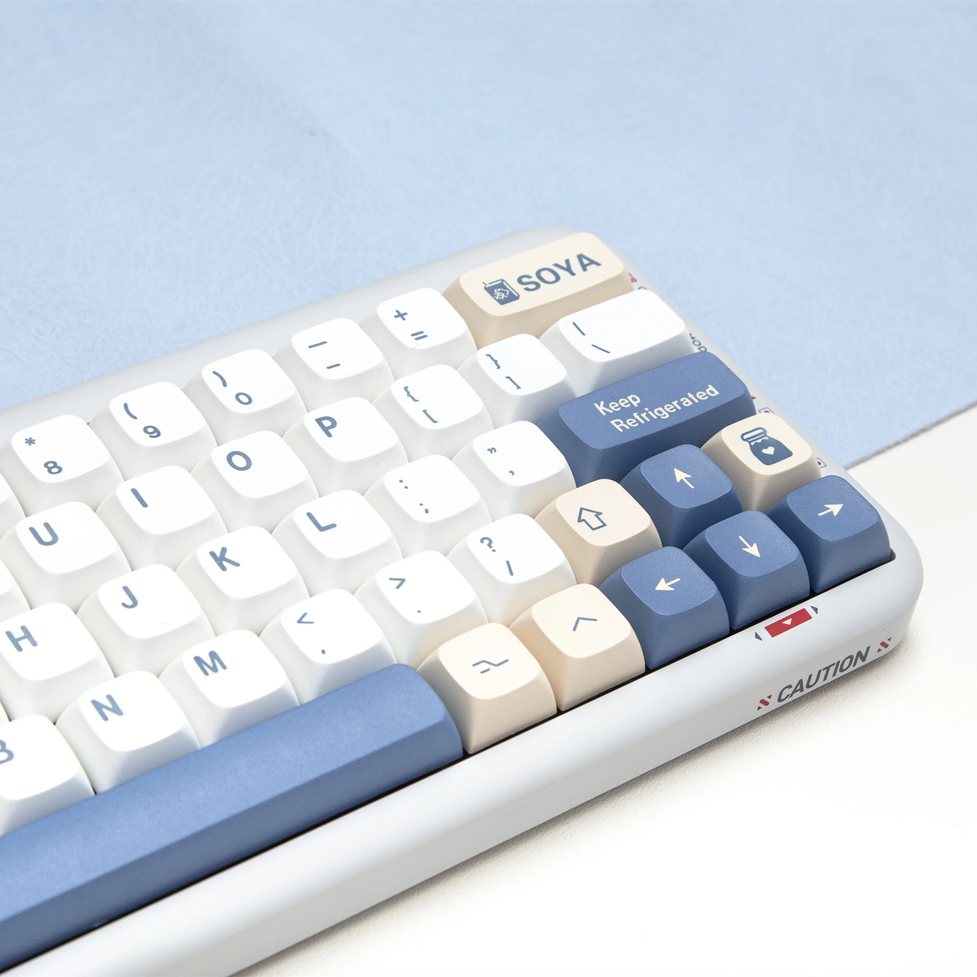 MOG Soy Milk Keycaps – XDA / Cherry / OEM Profiles, PBT, for Cherry MX Switch Gaming Mechanical Keyboard 68 / 75 / 82 / 98 / 104 Layouts