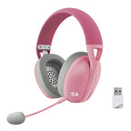 Redragon H848 Wireless Bluetooth Gaming Headset – Lightweight, 7.1 Surround Sound, 40mm Drivers, Detachable Mic