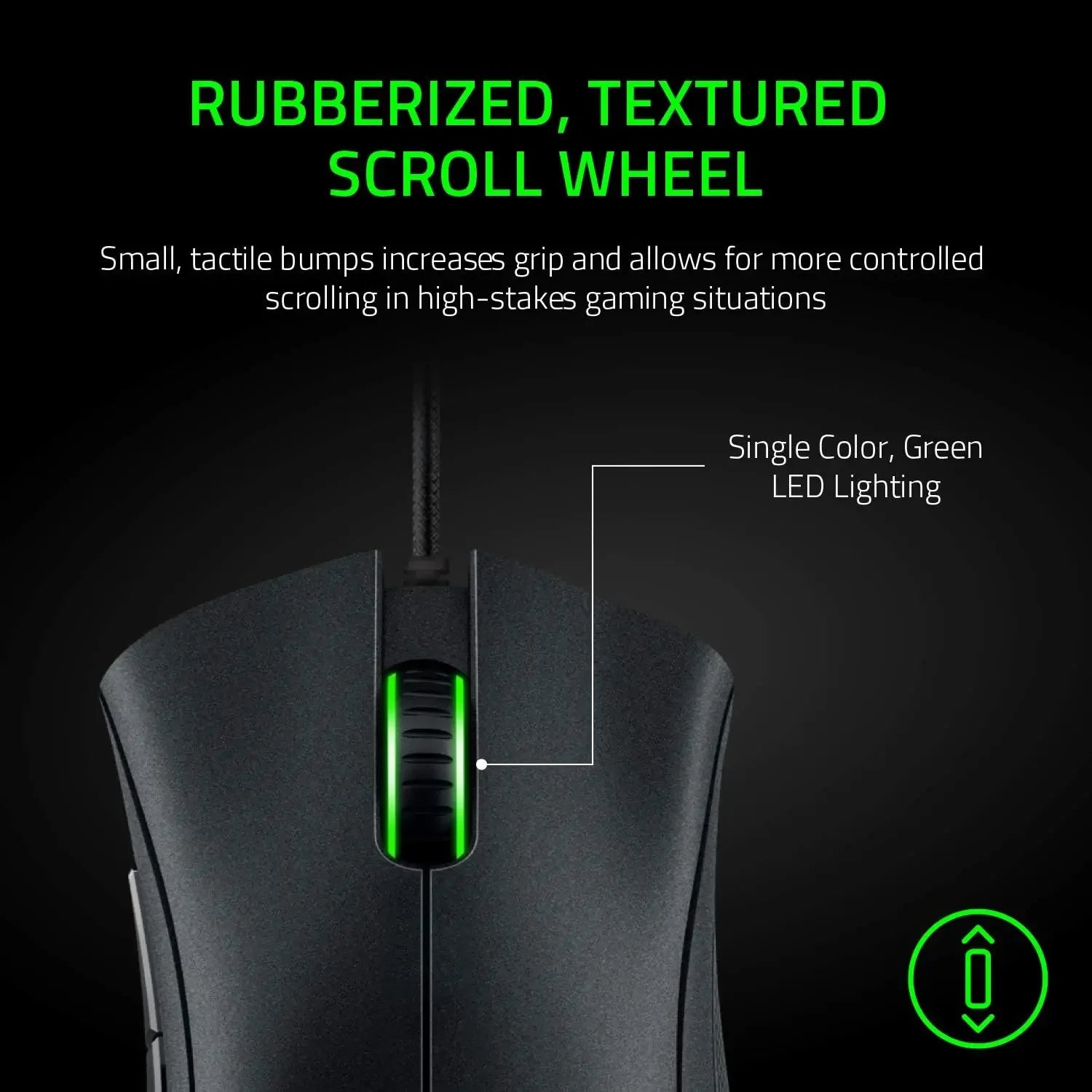 Razer DeathAdder Essential Wired Gaming Mouse - 6400 DPI, 5 Programmable Buttons for PC & Laptop