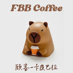 FBB Otter Coffee Theme Keycaps – PBT, Gaming Mechanical Keyboard Keycaps for MX Switch, PC Custom DIY Cute Artisan Accessory
