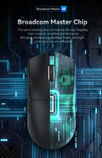 ATTACK SHARK X11 Wireless Gaming Mouse – PAW3311 Sensor, Bluetooth & 2.4G, 400 IPS, RGB, for PC