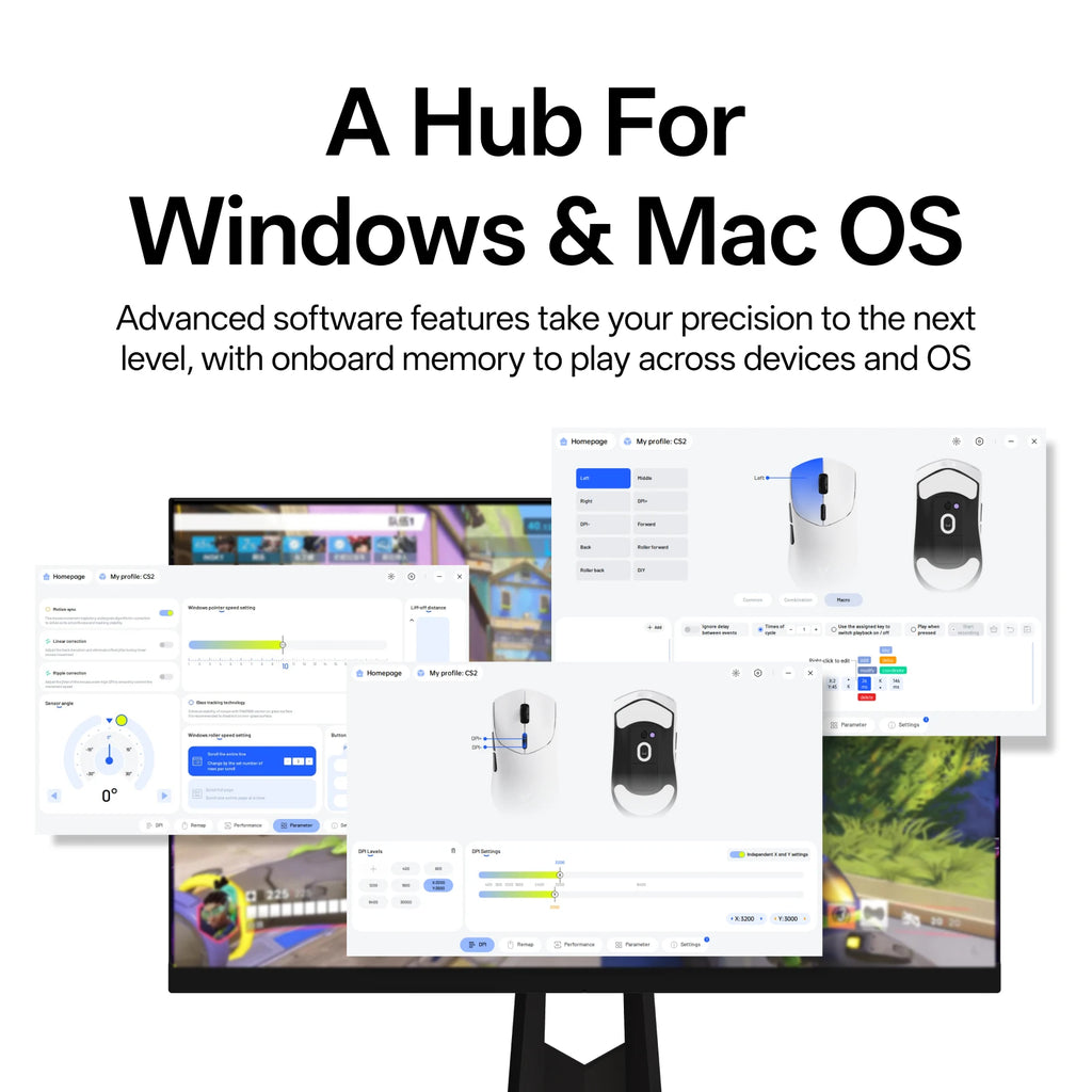 Rapoo VT3Pro GEN-1 Wireless Gaming Mouse – 59g Lightweight, 8KHz Polling Rate, 26,000 DPI, 9 Programmable Buttons