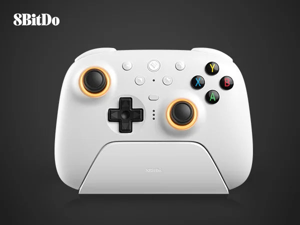 8BitDo Ultimate 2 Wireless Controller, Bluetooth/USB/2.4G Gamepad withTMR Joysticks、Charging Dock for PC,Windows 10,11, Android
